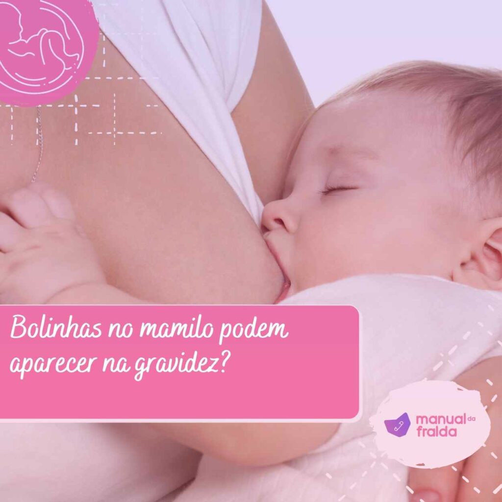 Bolinhas no mamilo podem aparecer na gravidez